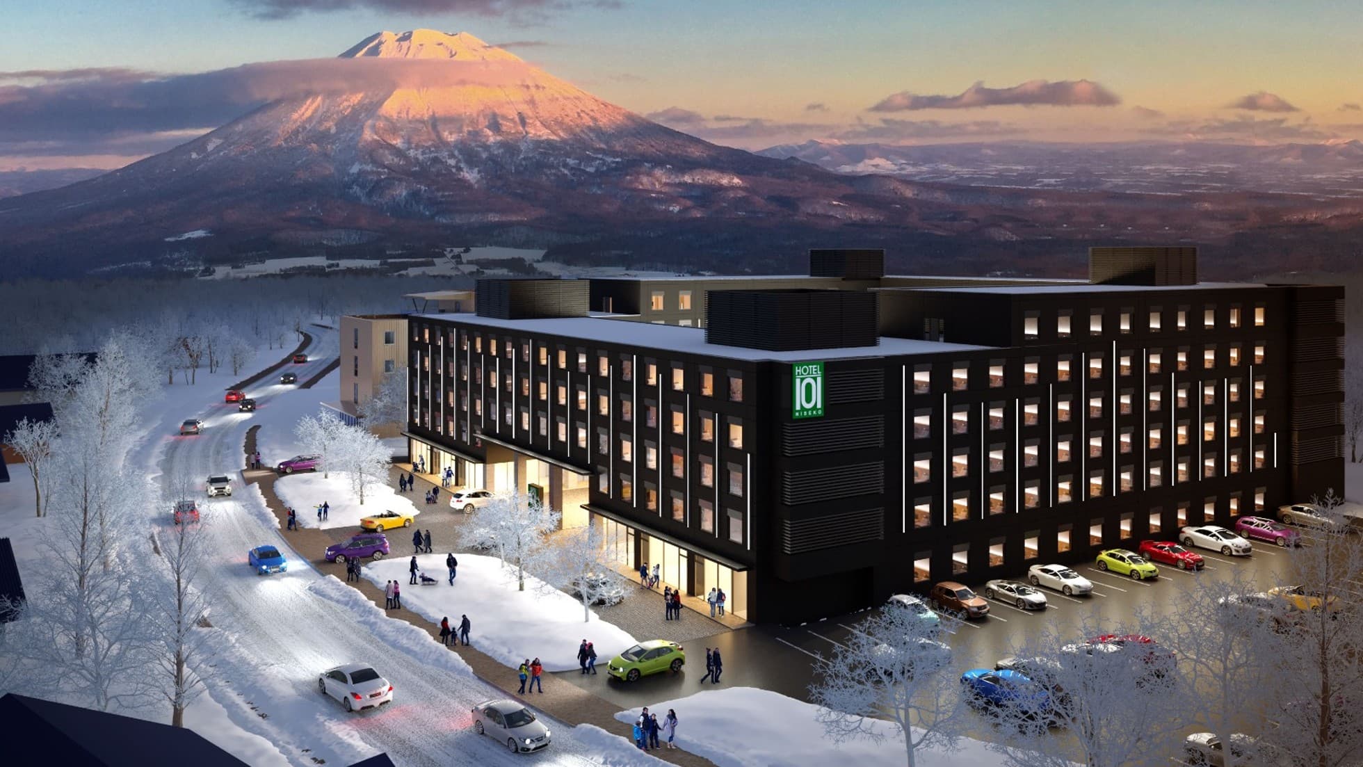 北海道 Hotel 101 - Niseko 建案示意圖